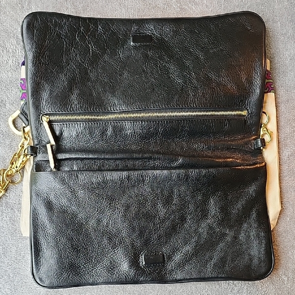 Tory Burch Black Leather Clutch - Picture 6 of 9